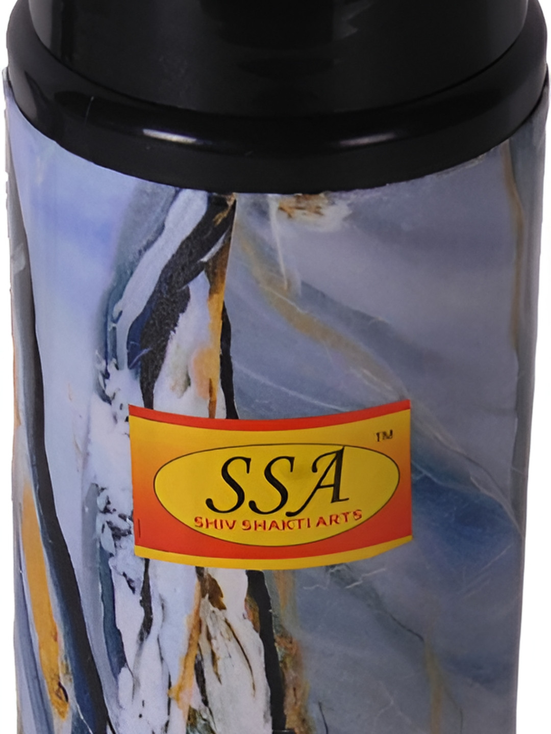 Shivshakti Arts Blue Abstract Copper Spill Proof Sipper - 500ml