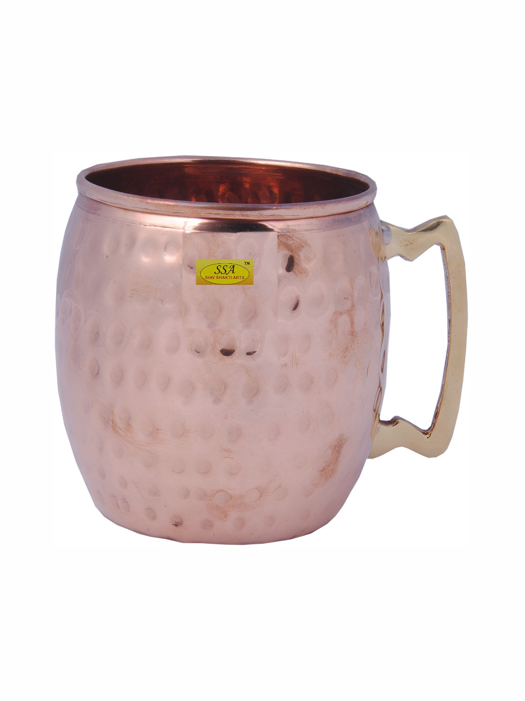 Shivshakti Arts Tea Series Copper Copper Handmade Mug-530ml
