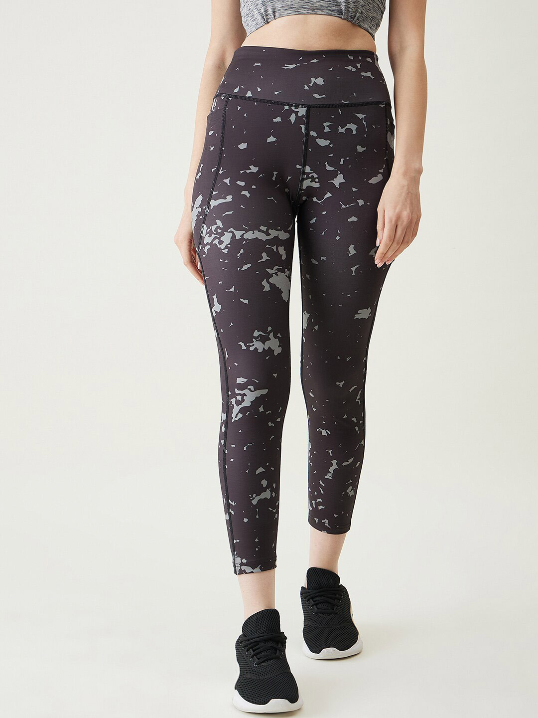 Masch Sports Women Printed Ankle-Length Dri-Fit Running & Training Tights