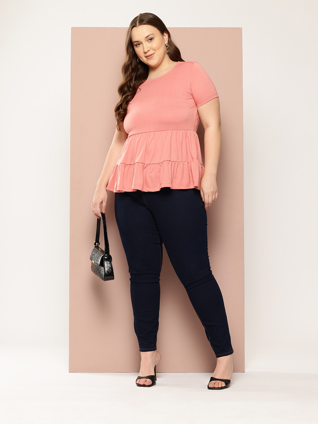 Sztori Plus Size Tiered Top