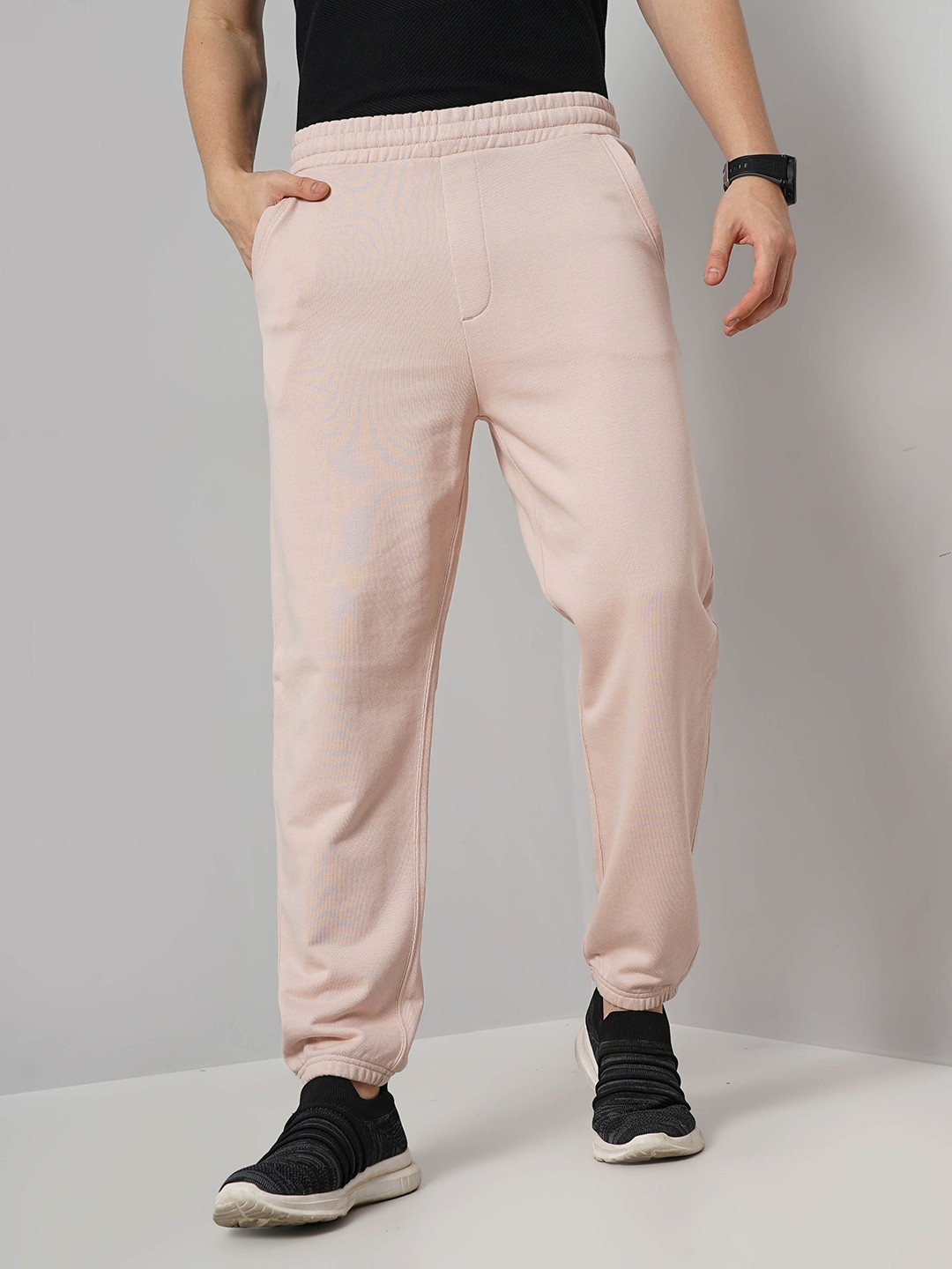 Celio Mid-Rise Regular Fit Cotton Casual Joggers Trousers
