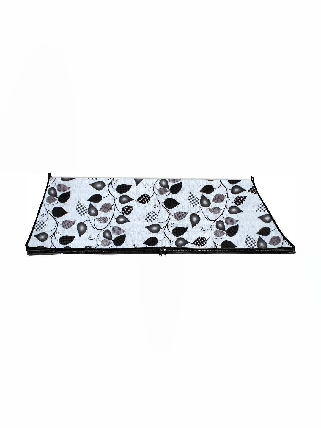 Stylista Grey & Black Floral Print Waterproof Rectangle Table Placemat