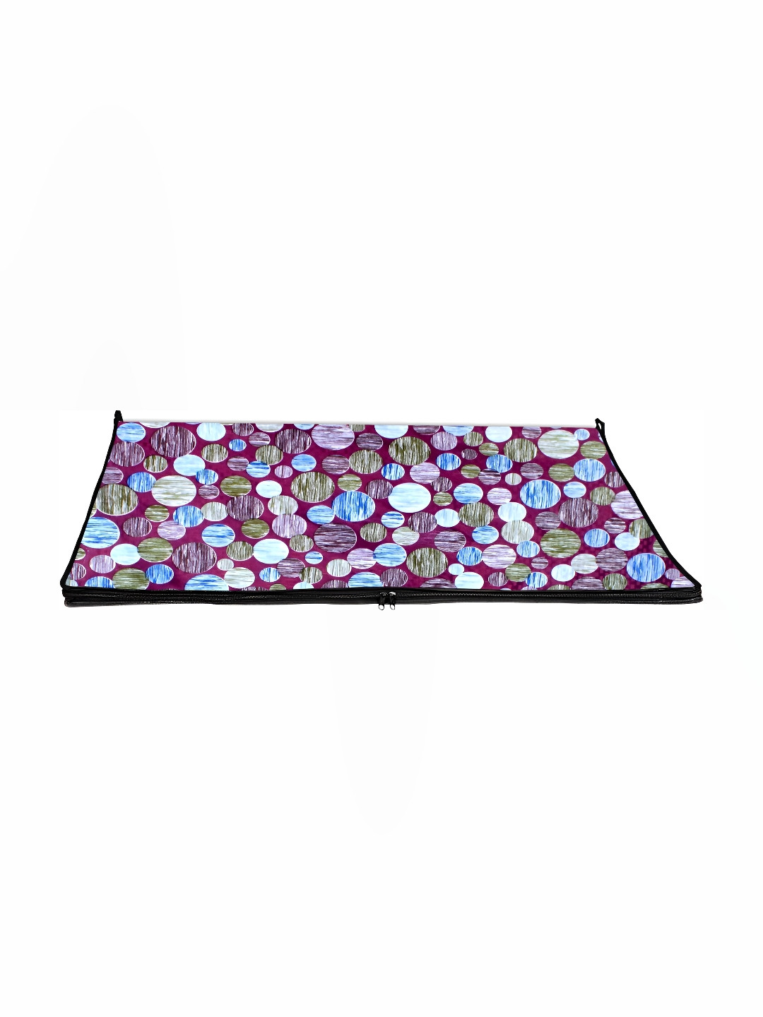 Stylista Purple & Blue Geometric Pattern Chatai Mat Waterproof Rectangle Table Placemat