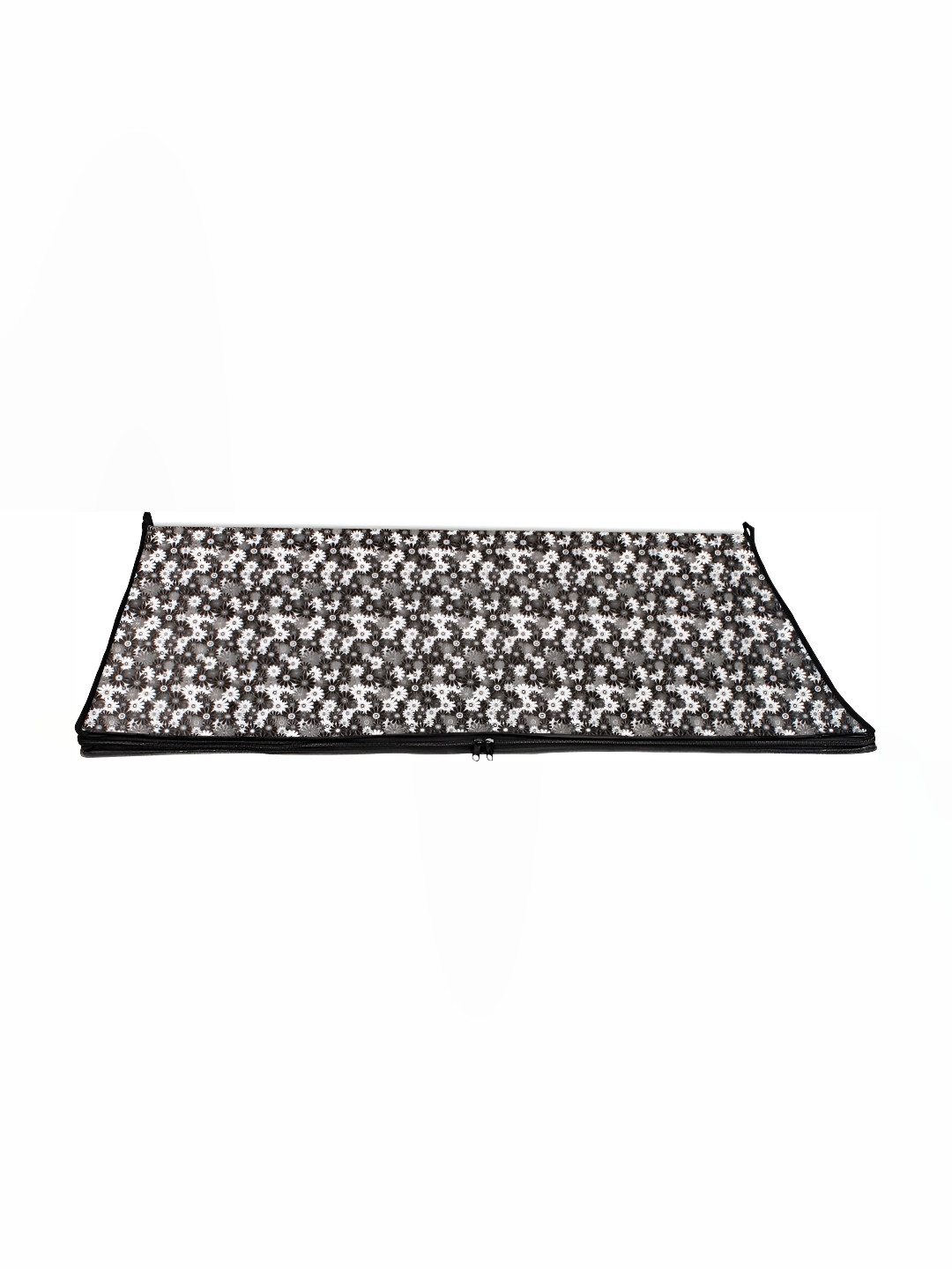 Stylista Grey & White Floral Printed Rectangular Water Resistant Table Place Mats
