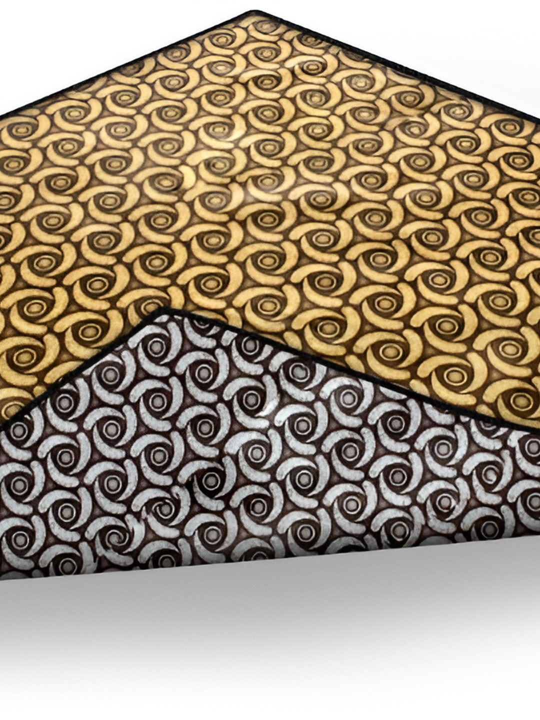 Stylista Brown & Yellow Reversible Bed Server Mat Table Placemats
