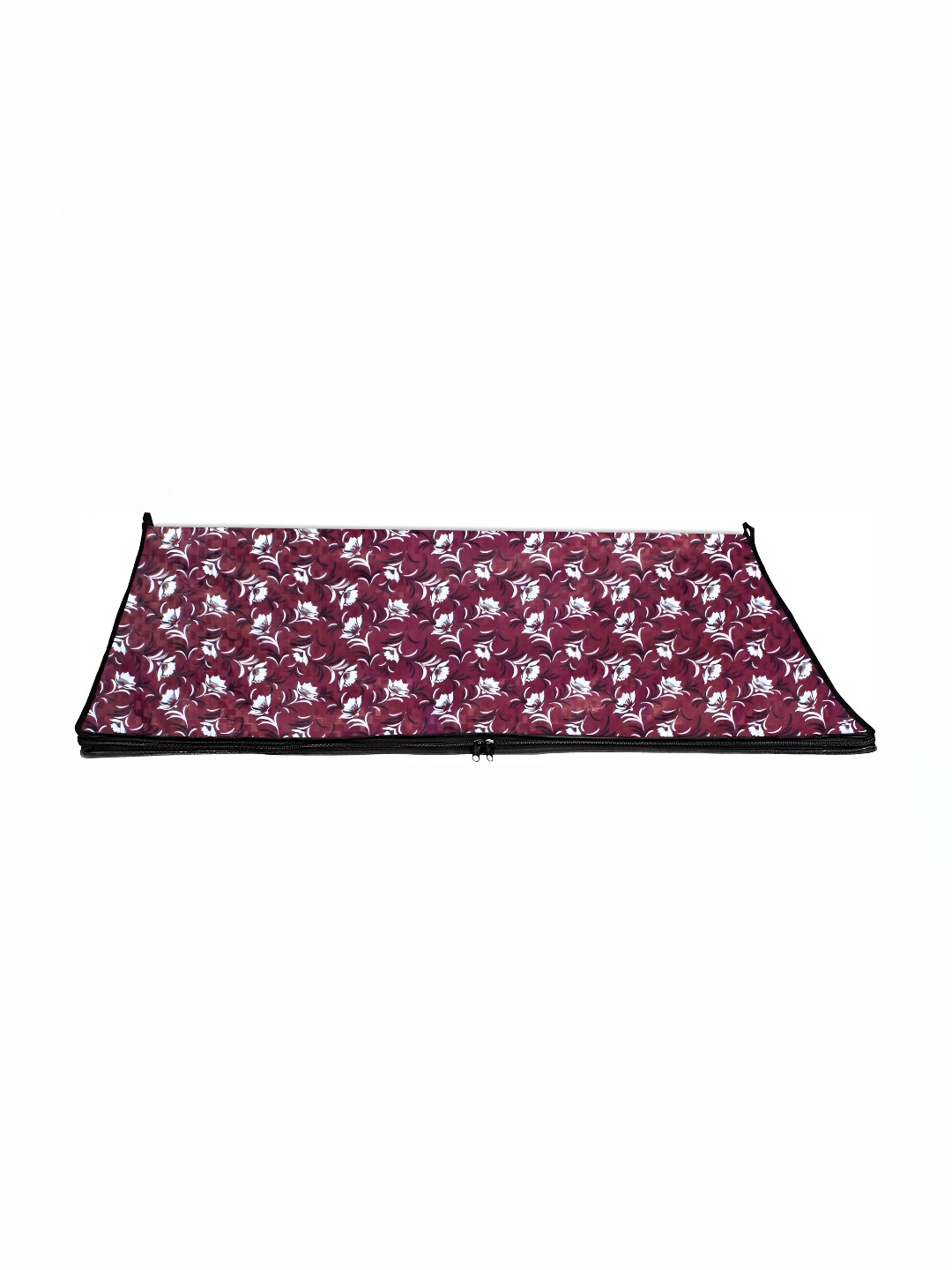 Stylista Purple & White Floral Printed Rectangular Floor Mat