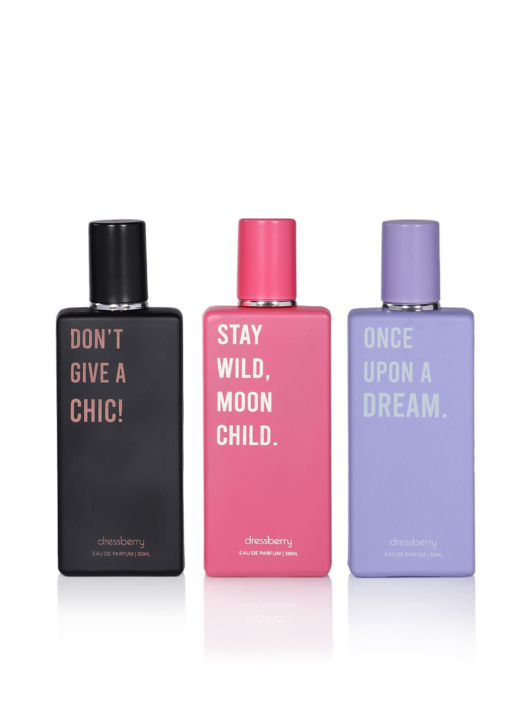 DressBerry Women Set Of 3 Long Lasting Eau De Parfum - 50ml Each