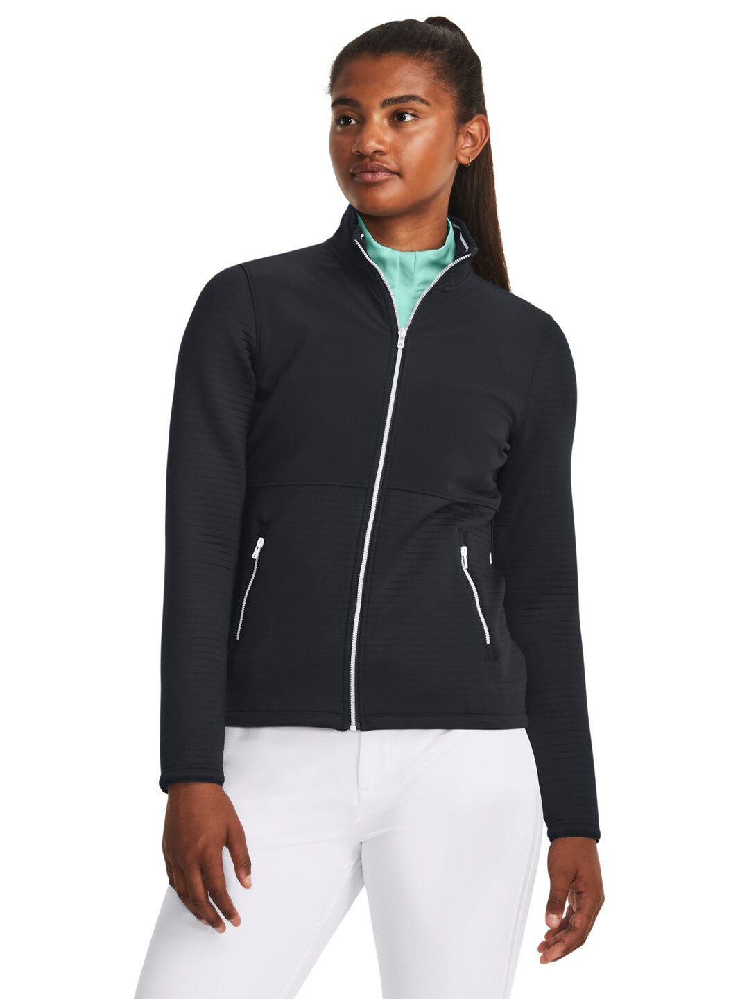UNDER ARMOUR W Storm Daytona Full-Zip Mock Collar Sporty Jacket
