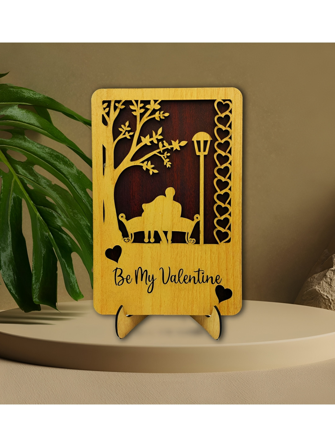 Phirki Studio Be My Valentine Wooden Couple Showpiece Gift Set