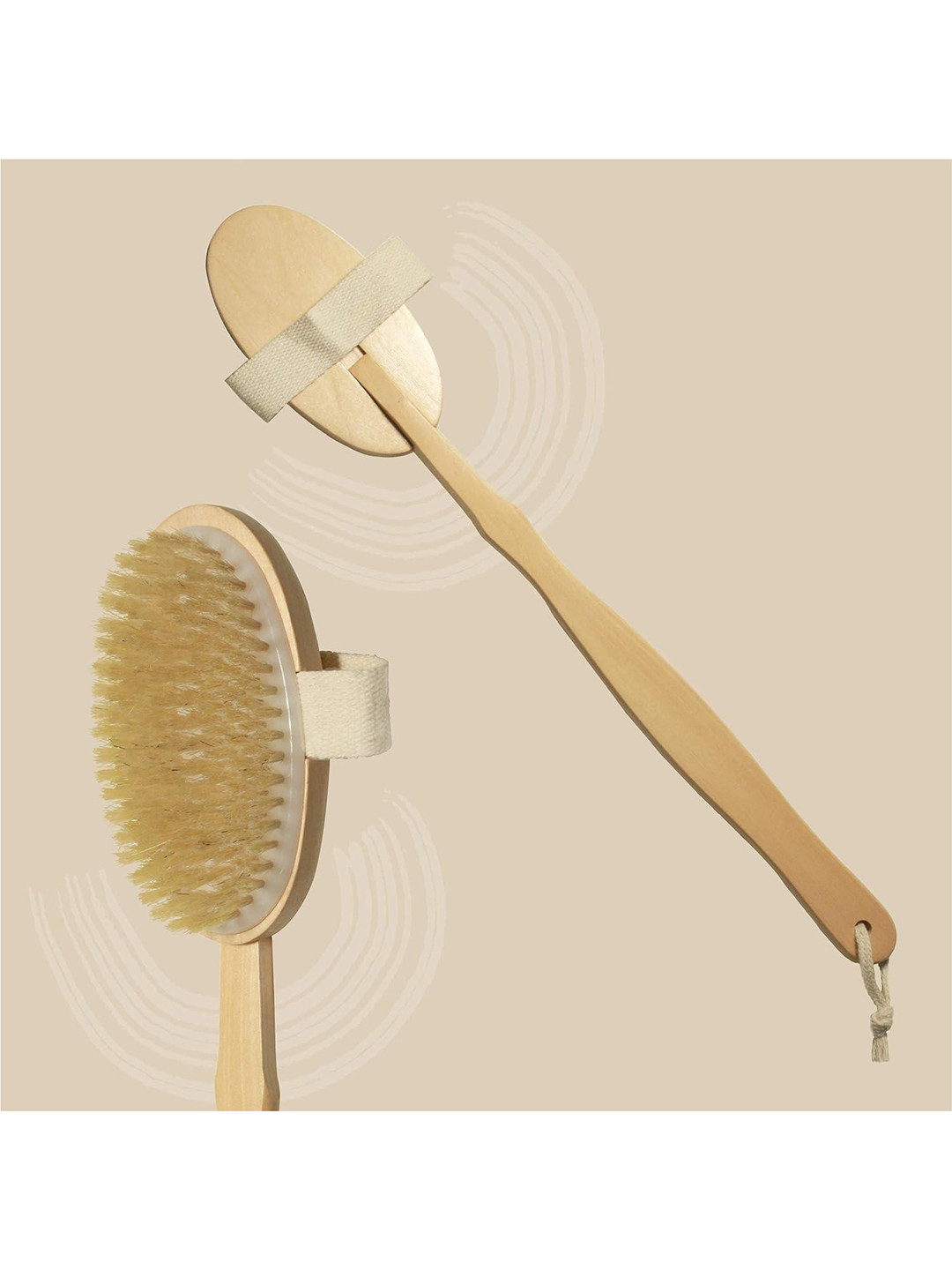 Rustic Rituals 2-In-1 Dry Skin Body Brush - Beige
