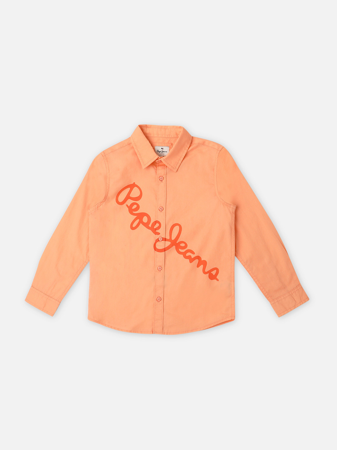 Pepe Jeans Gem Boys Spread Collar Pure Cotton Casual Shirt