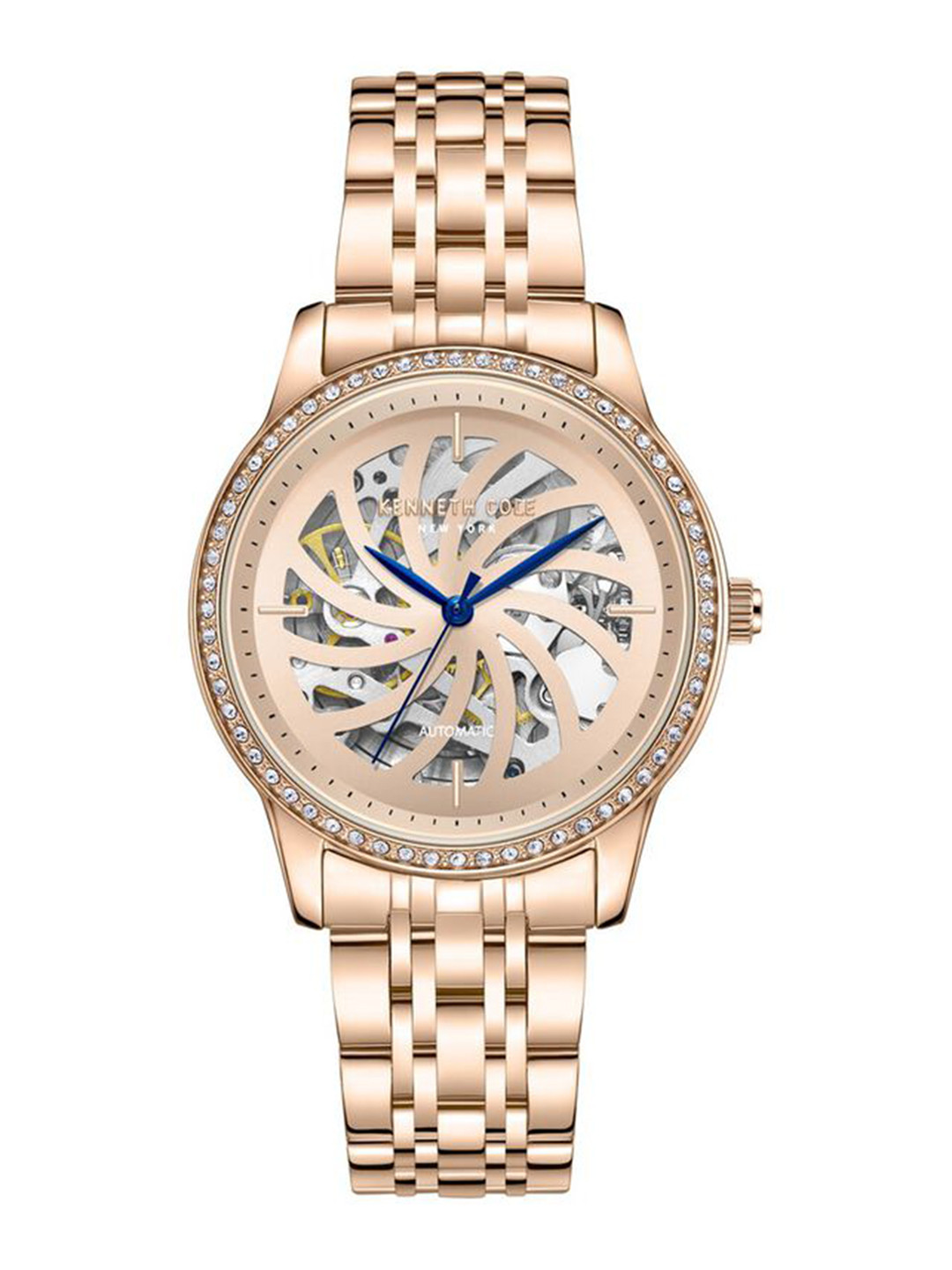 Kenneth Cole Women Skeleton Dial Analogue Automatic Motion Powered Watch KCWLL0016602LD