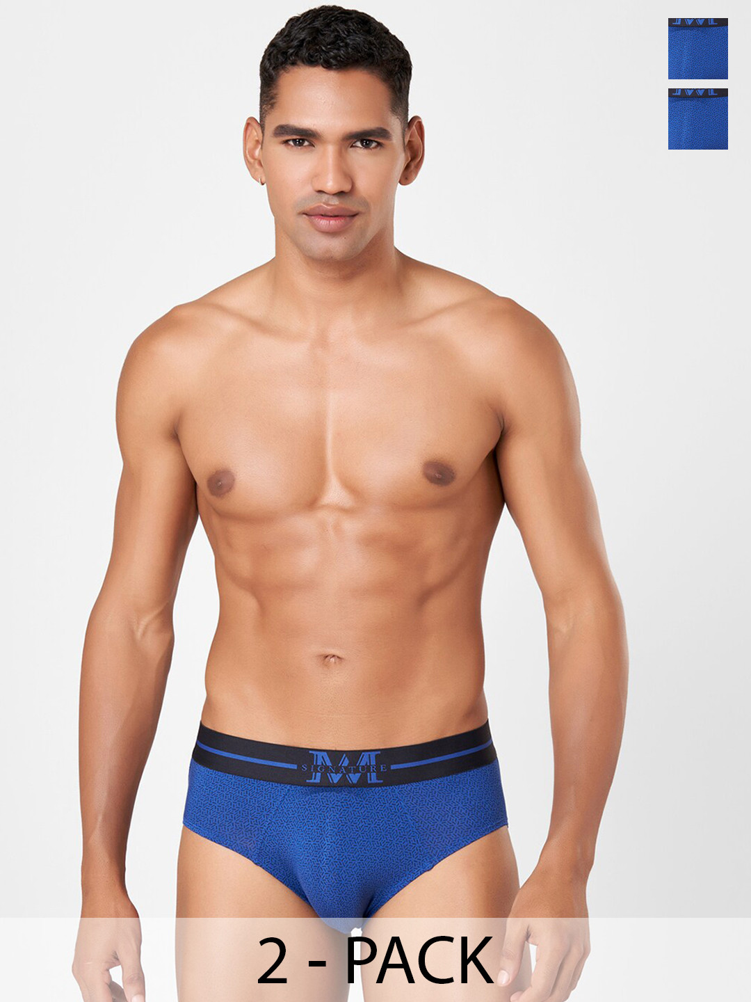 Macroman M-Series MW Signature Collection By Rohit Bal Printed Basic Briefs 8903978416540