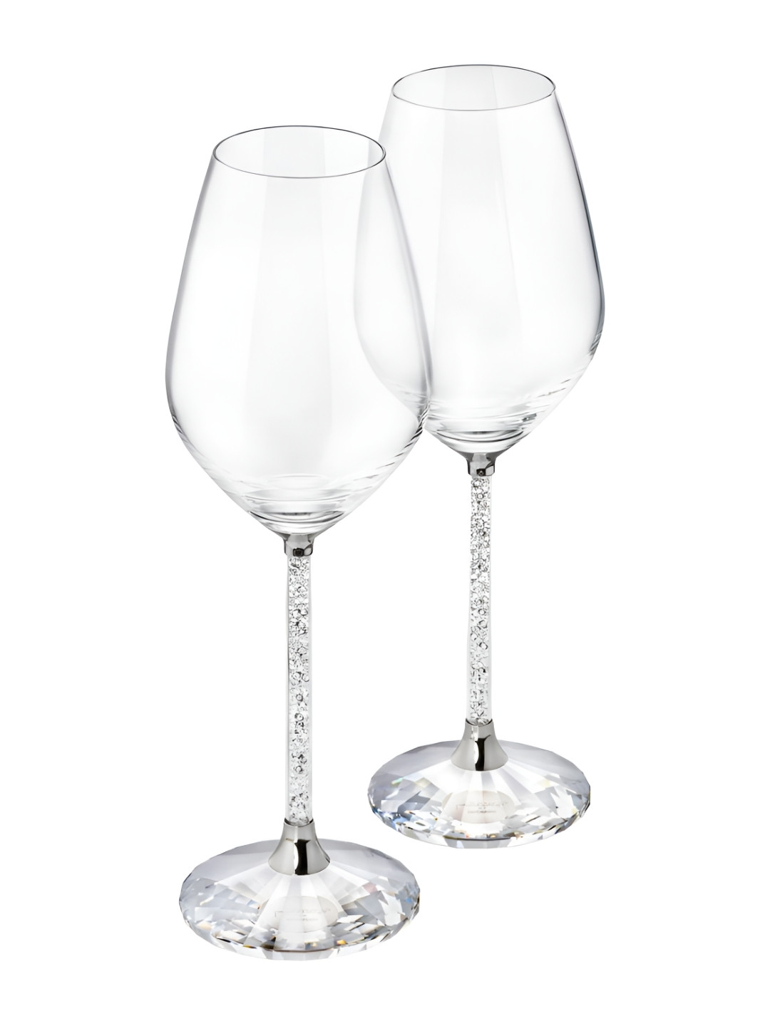 SWAROVSKI Transparent 2 Pcs Wine Glasses