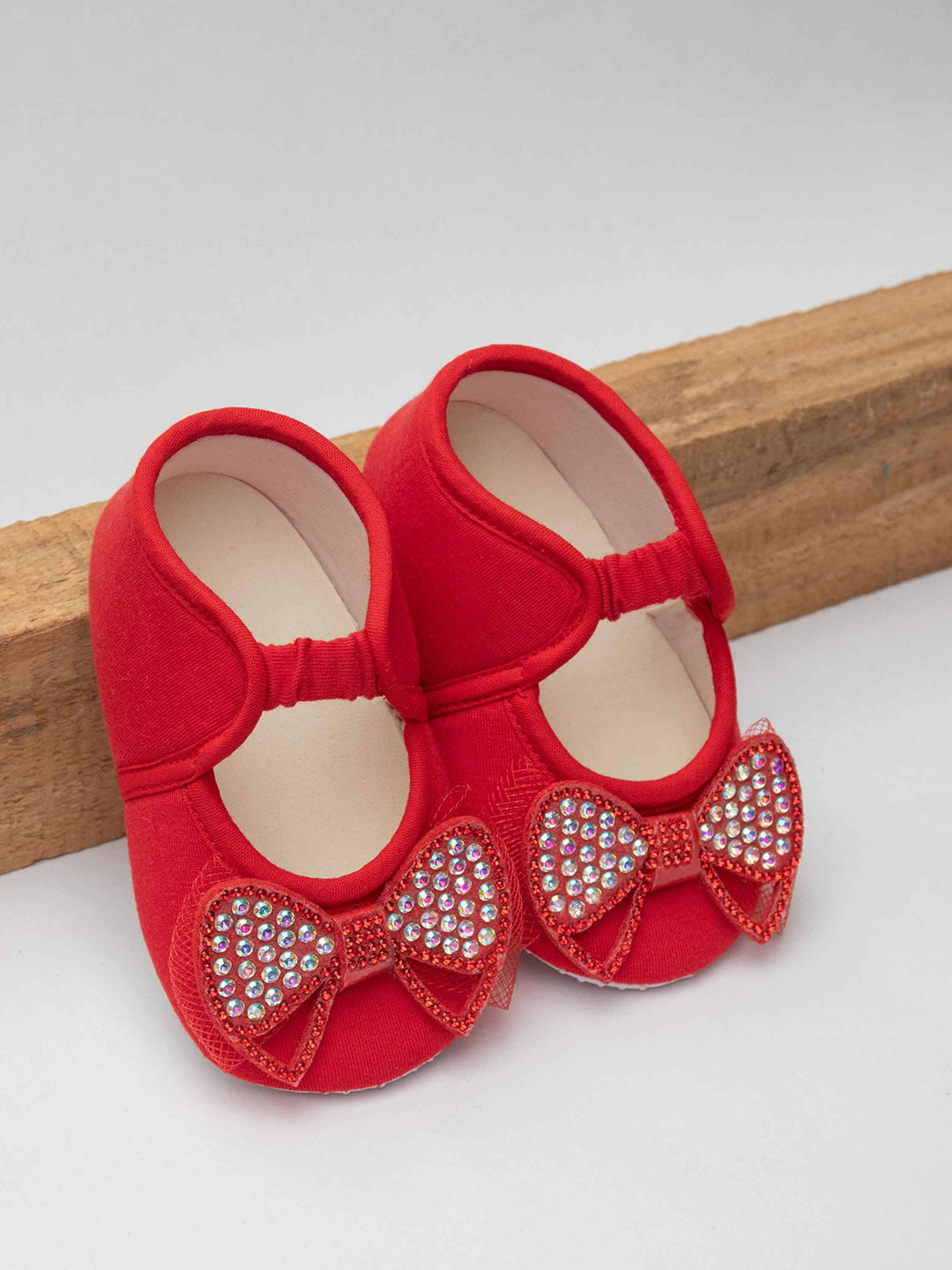 BAESD Infant Girls Bow Detail Booties