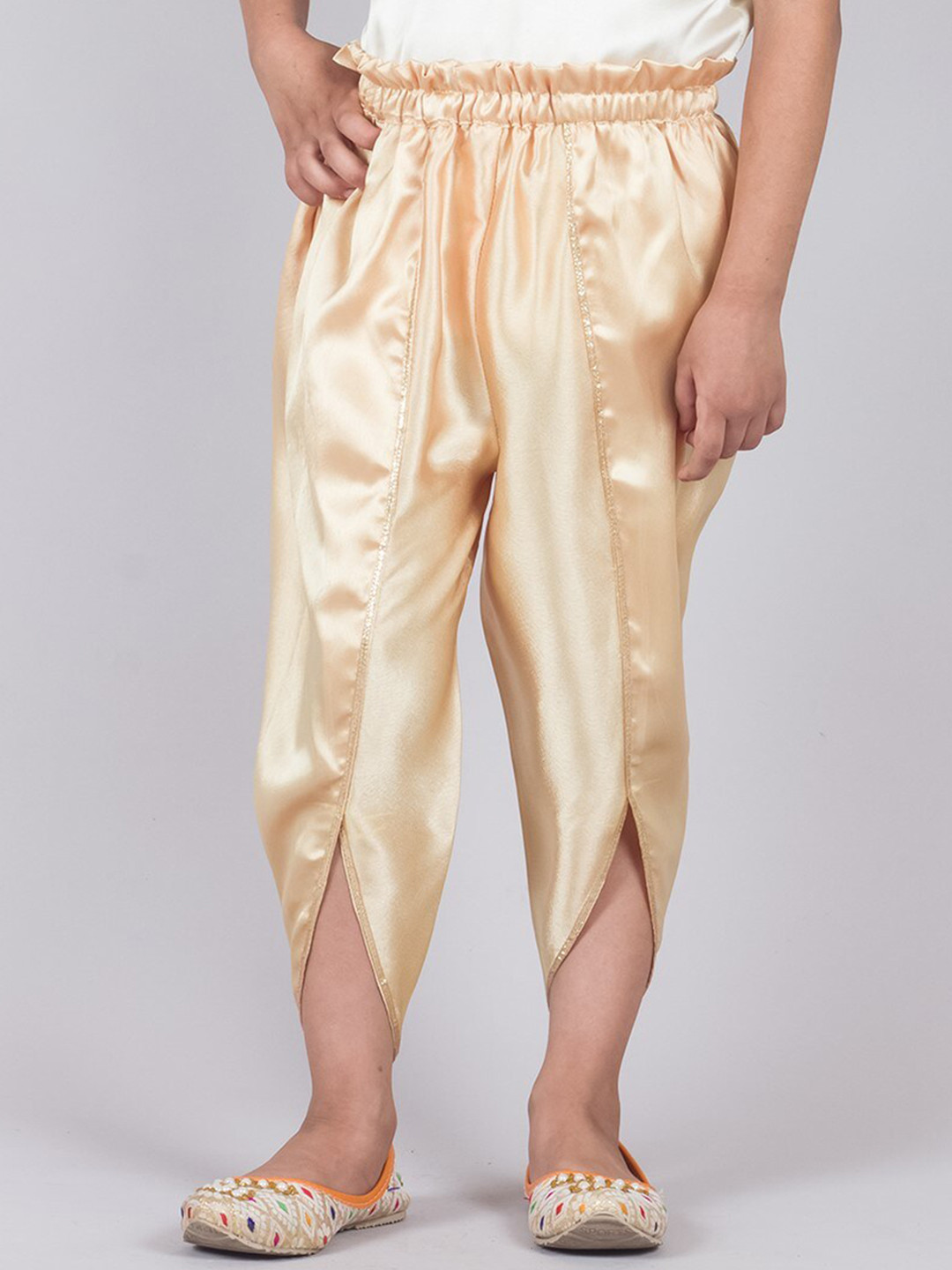 Tangerine Closet Girls Sain Straight Fit Dhoti Salwar