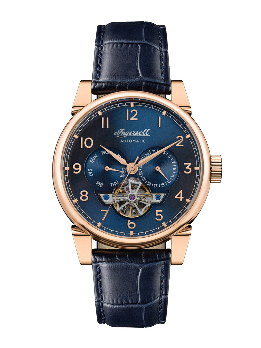 Ingersoll Men The Swing Embellished Dial & Analogue Automatic Motion Powered Watch I12702