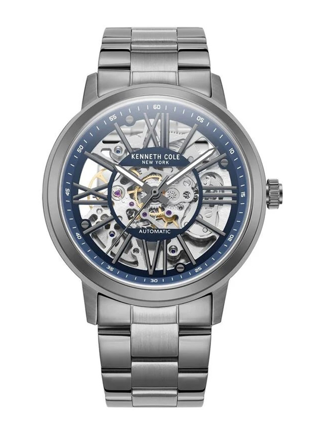 Kenneth Cole Men Bracelet Style Straps Analogue Automatic Motion Watch KCWGL2233203MN