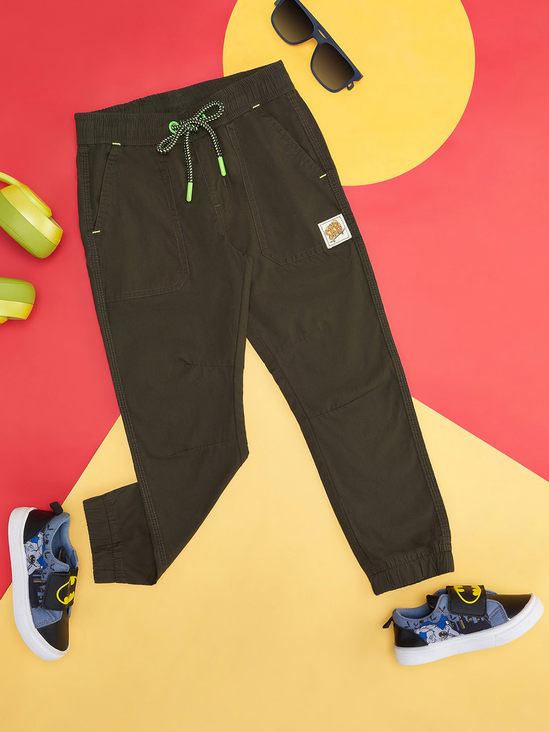 Pantaloons Junior Boys Cotton joggers Trousers