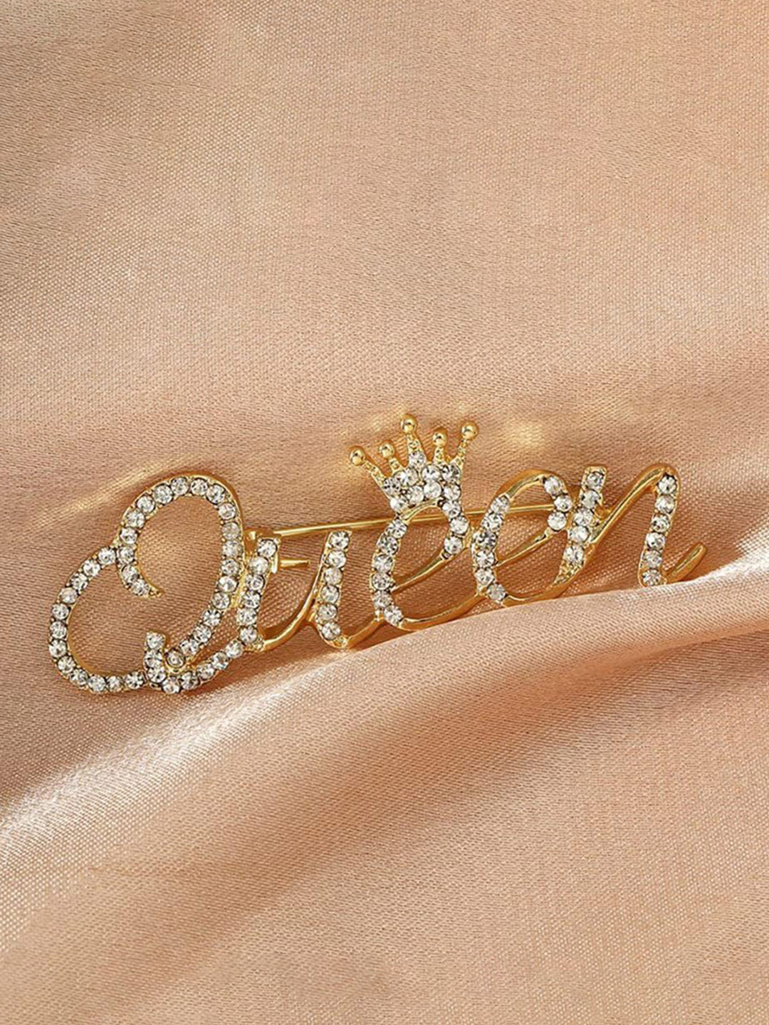 SYGA Rhinestone Queen Brooch