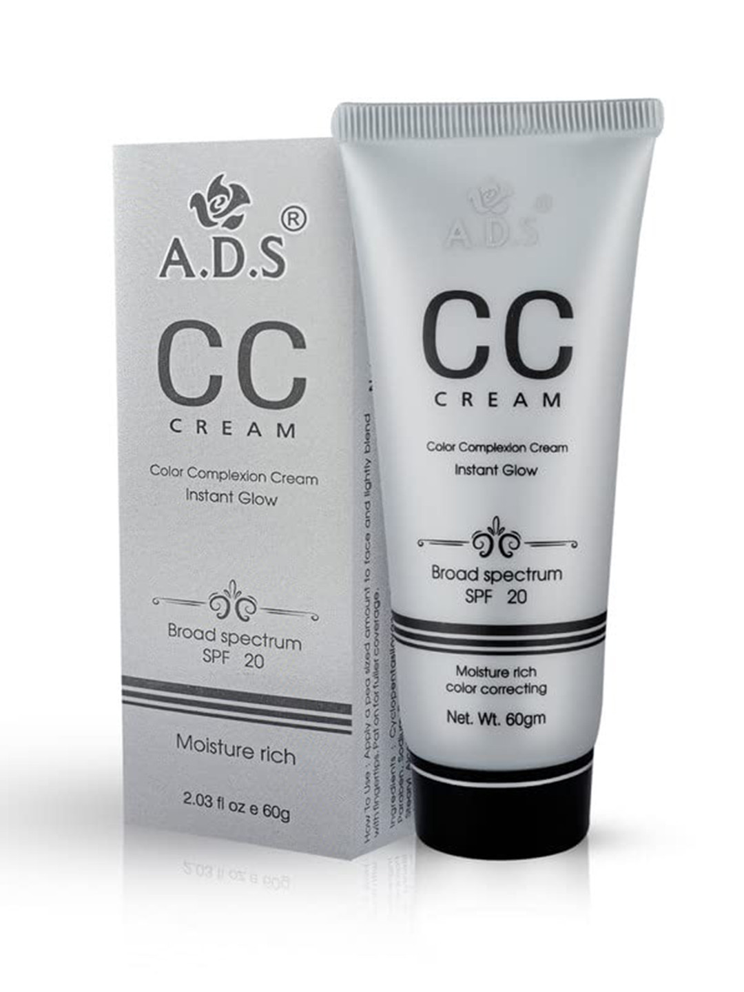 Adbeni Instant Glow CC Cream Broad Spectrum SPF 20 - 60g - Beige 02