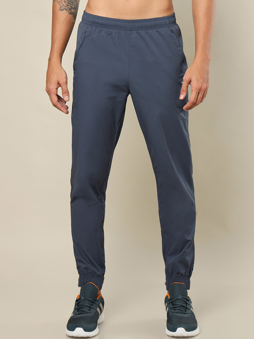 Technosport SS24 Men Active Slim Fit Joggers with Rapid Dry Technology