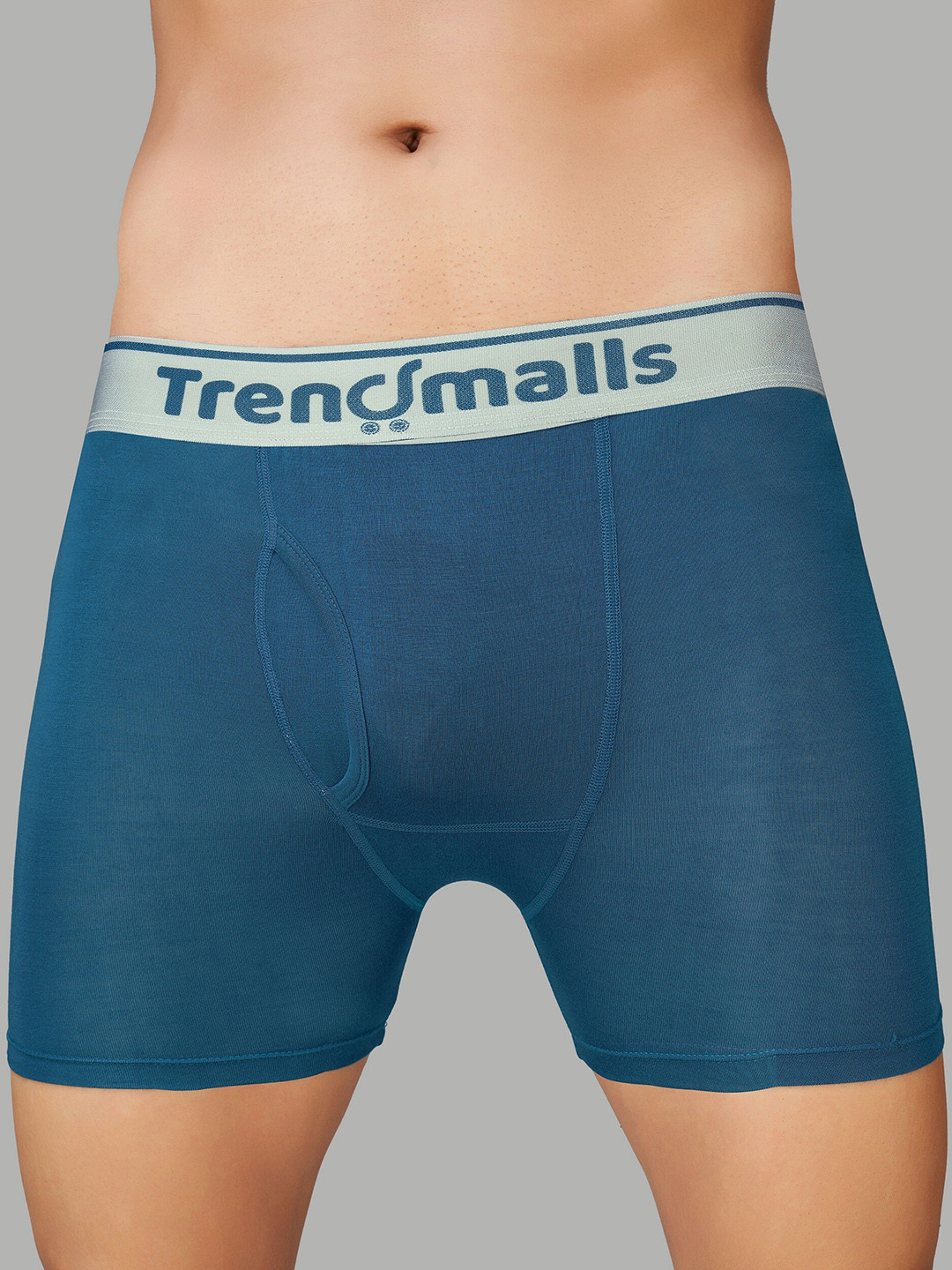 Trendmalls Men Brand Logo Printed 4 Way Stretchable Trunk- TM-MU03-Air Force-S-Air Force