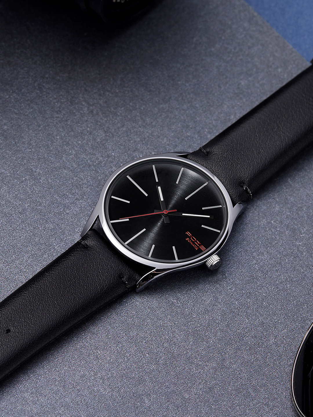 Sonata Men Leather Straps Analogue Watch SP70013SL01W