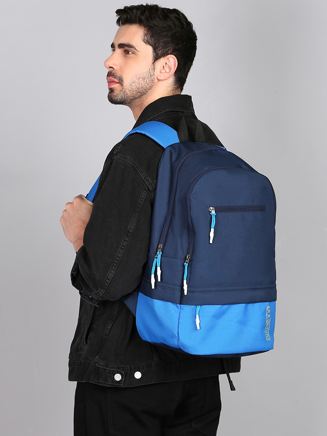 The Roadster Lifestyle Co. Unisex Colorblocked Anti-Theft Laptop Backpacks 30 L