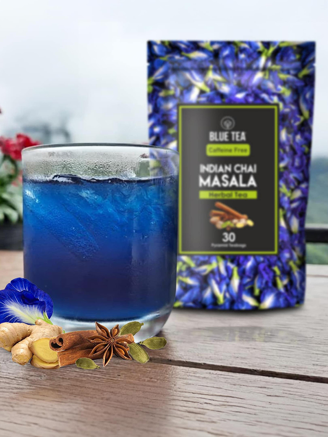 BLUE TEA Indian Chai Masala- 30 Teabags