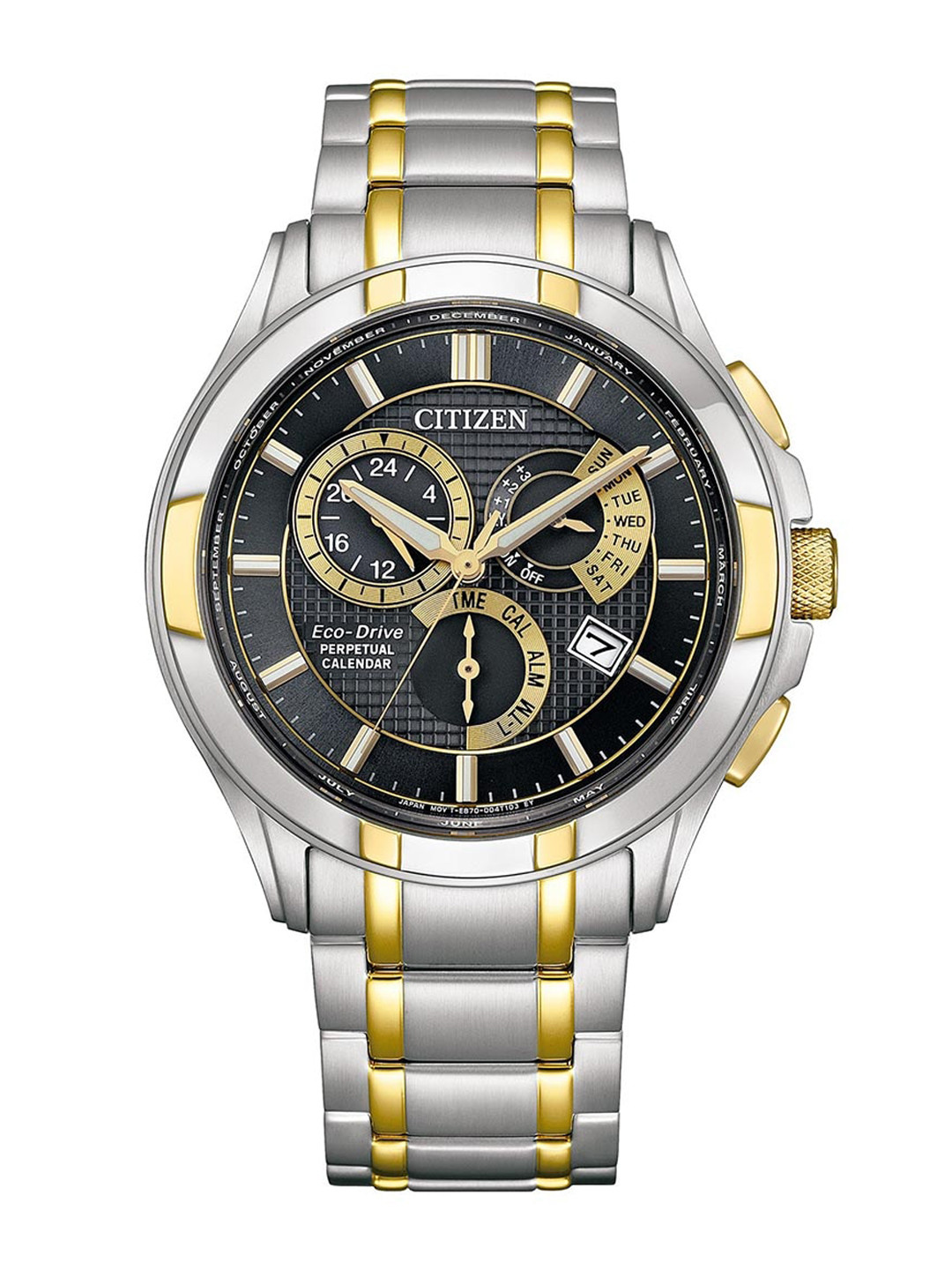 Citizen Men Stainless Steel Bracelet Style Straps Analogue Watch BL8164-57E