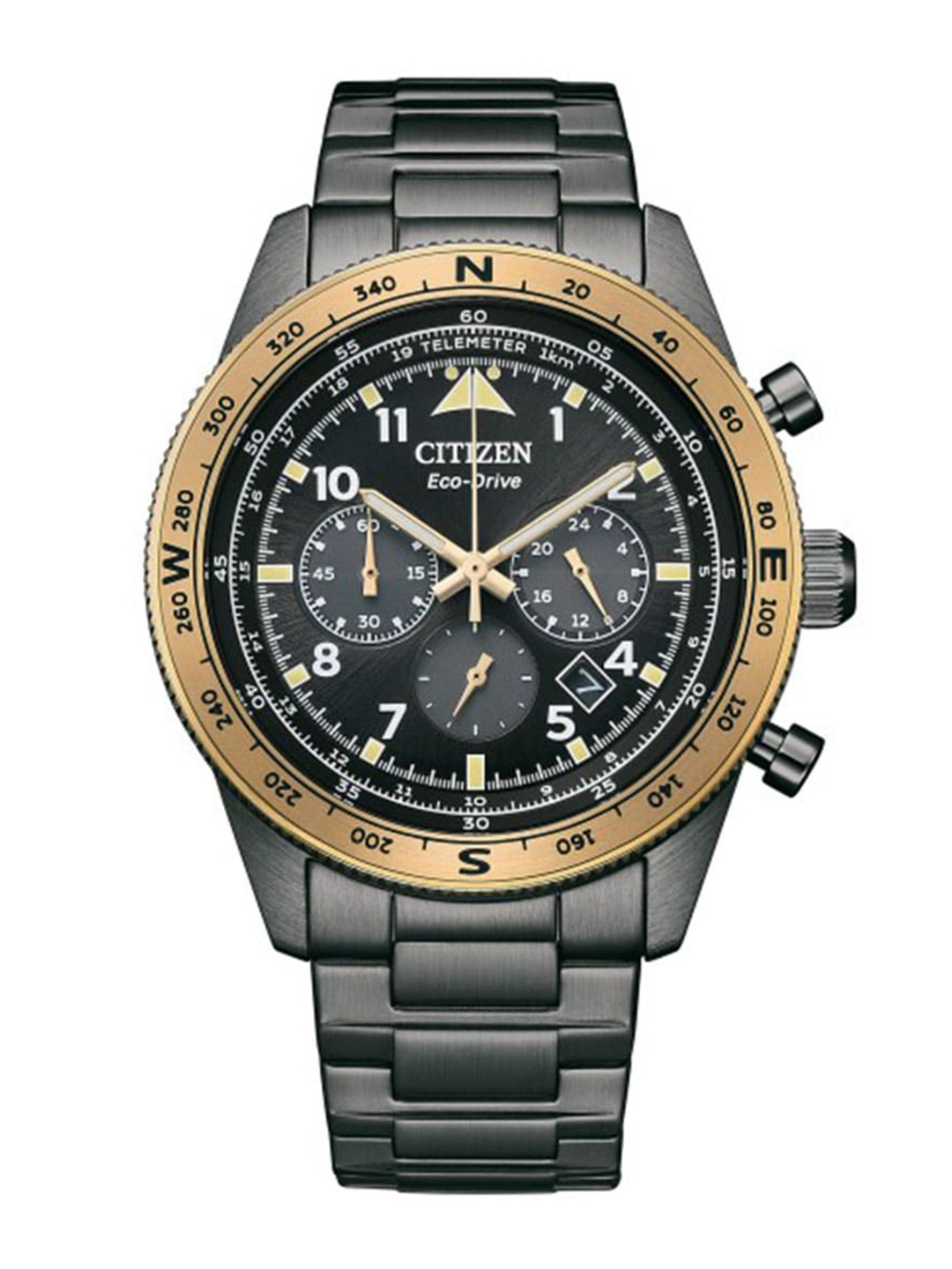 Citizen Men Dial & Stainless Steel Bracelet Style Straps Analogue Watch CA4556-89E