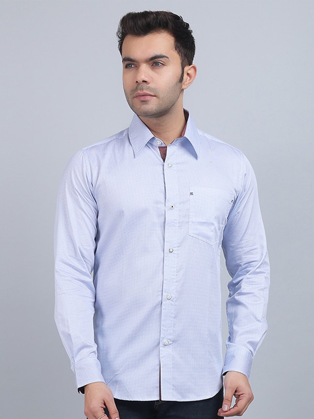 Spring Soul Spread Collar Long Sleeves Cotton Casual Shirt