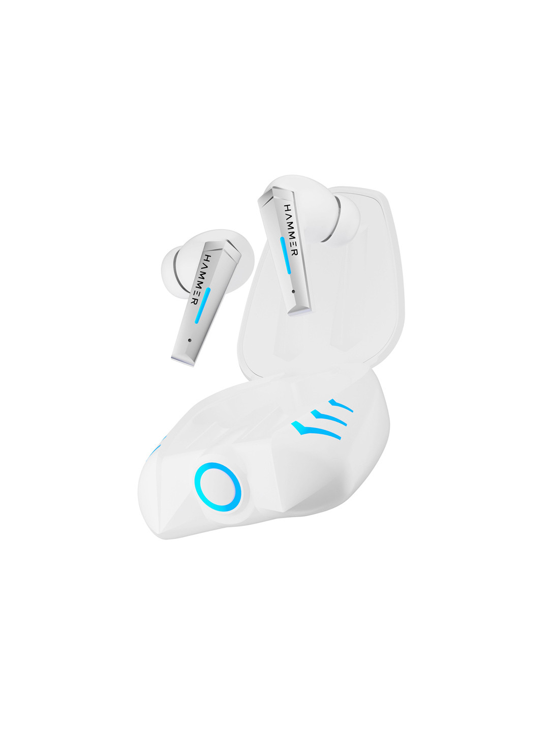 HAMMER White Arcade  True Wireless Gaming Earbuds with 50ms Low Latency