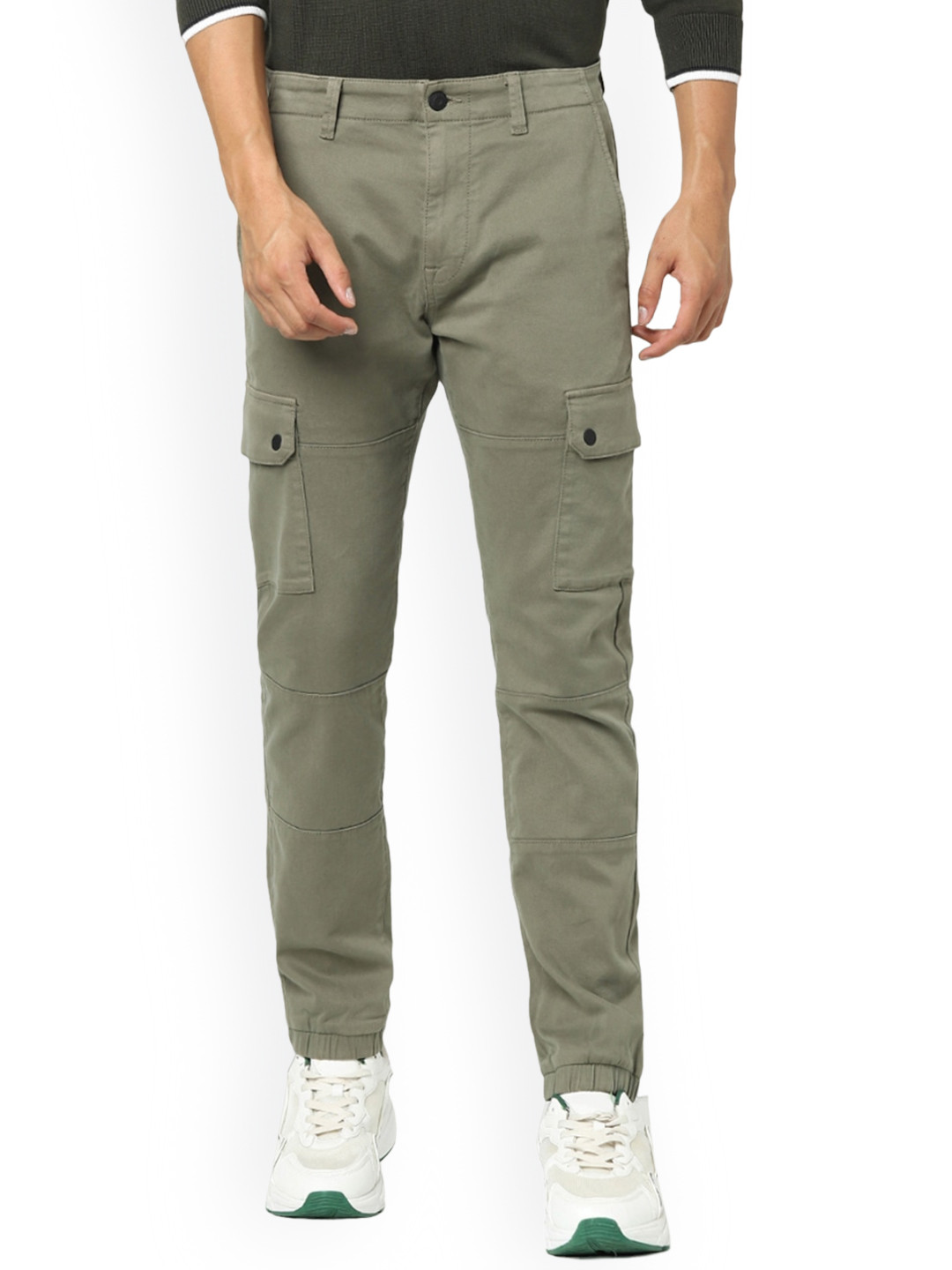 Celio Men Loose Fit Cotton Cargos Trouser