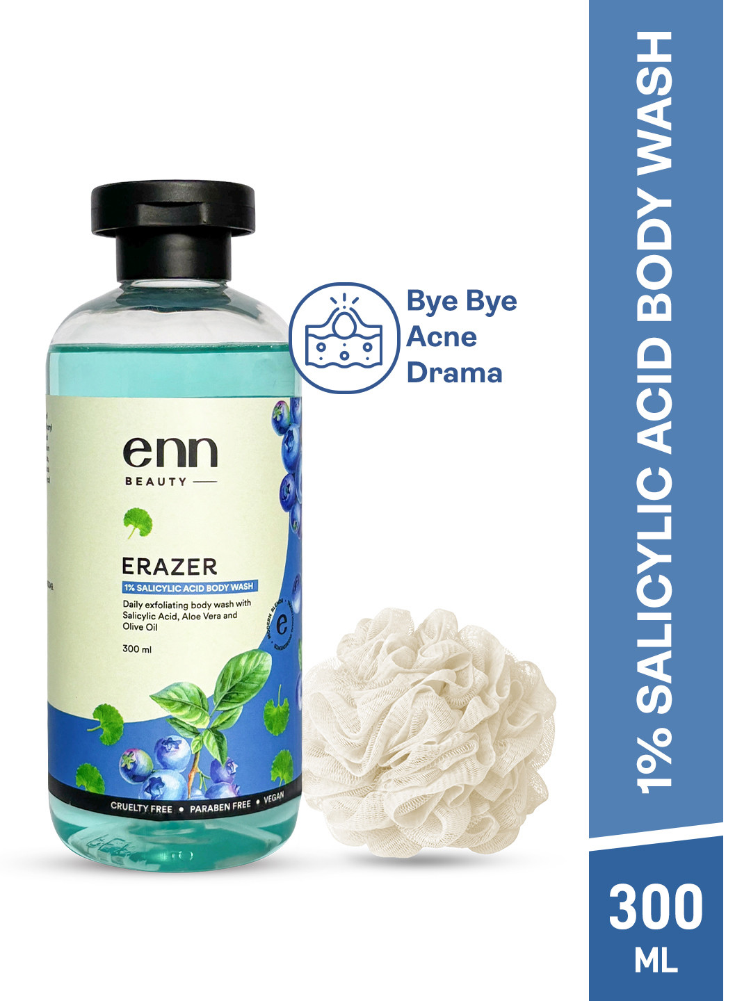 ENN Erazer 1% Salicylic Acid Body Wash - 300ml