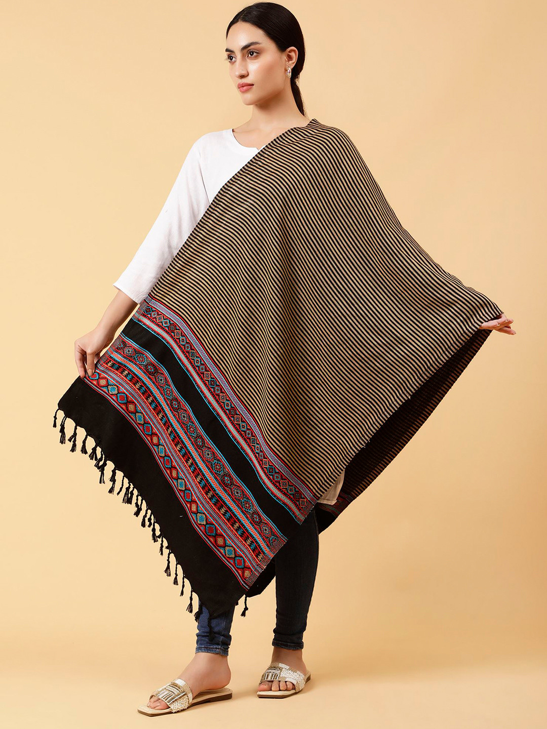Moda Chales Striped Acrylic Stole