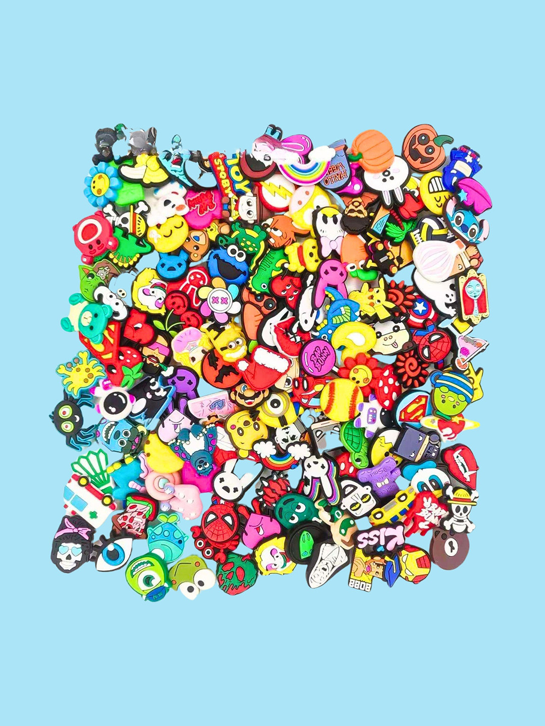 Pinapes Unisex Set of 6 Lightweight Shoe Accessories