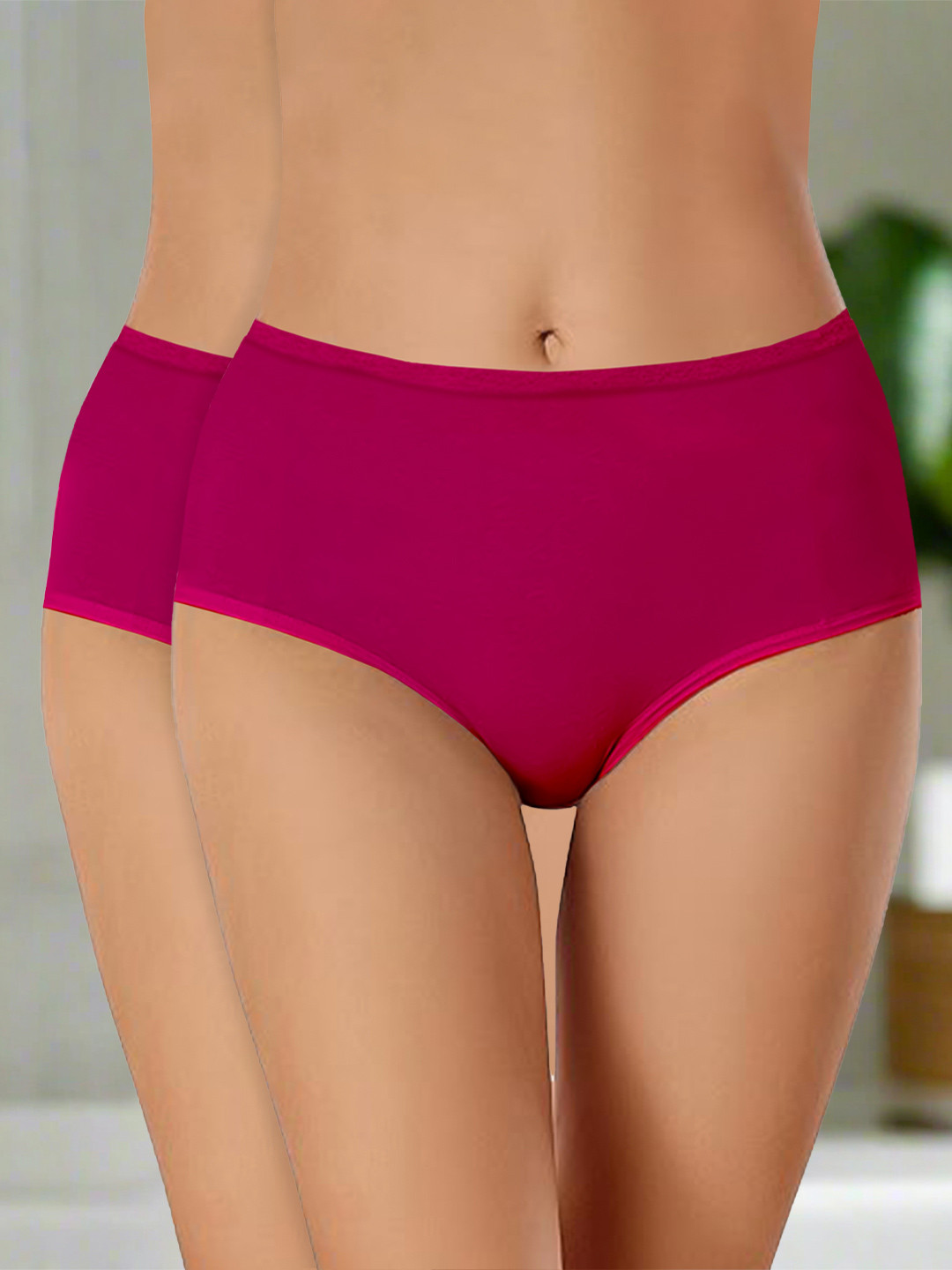 Heelium Women Pack of 2 Bamboo Odour-Free and Comfortable Hipster