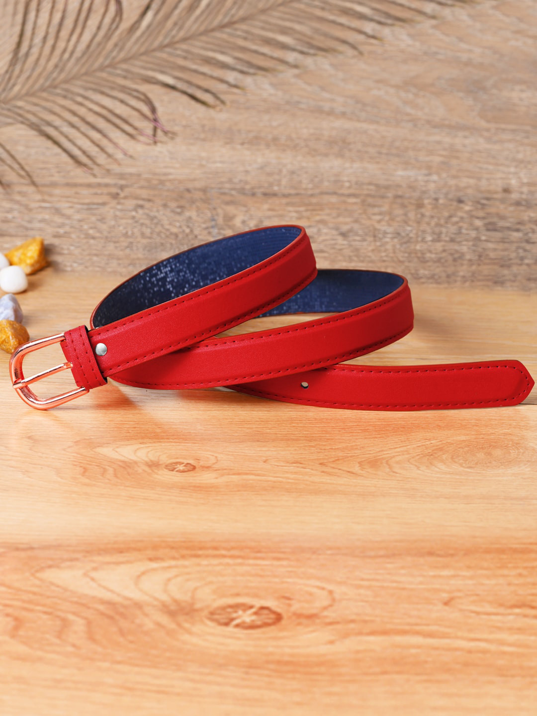 DressBerry Red Women Slim Belt