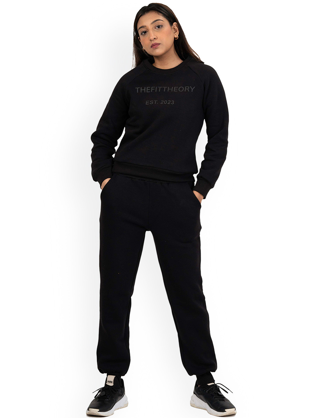 THEFITTHEORY Long Sleeved Sweatshirt & Joggers Co-Ords