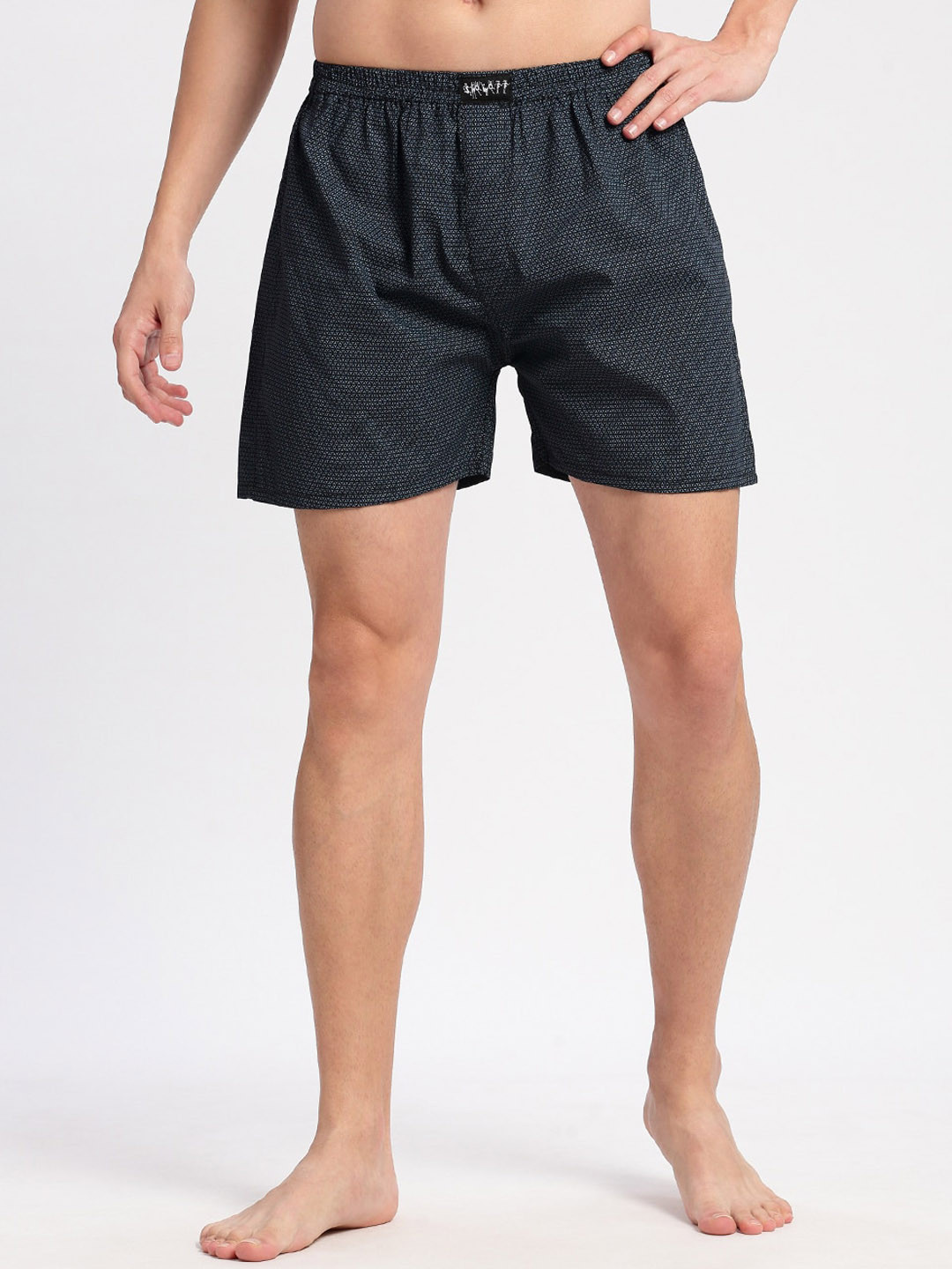 SHOWOFF Geometric Printed Cotton Boxers AM-141-21