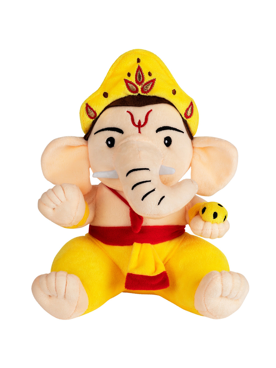 Panda's Box Kids Mantra Chanting Baby Ganesha Musical Soft Plush Toy
