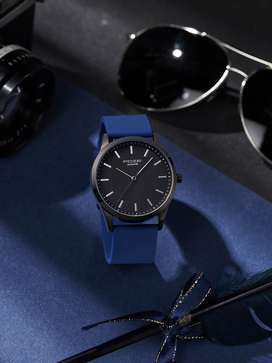 Sonata Men Straps Analogue Watch SP70019NP02W