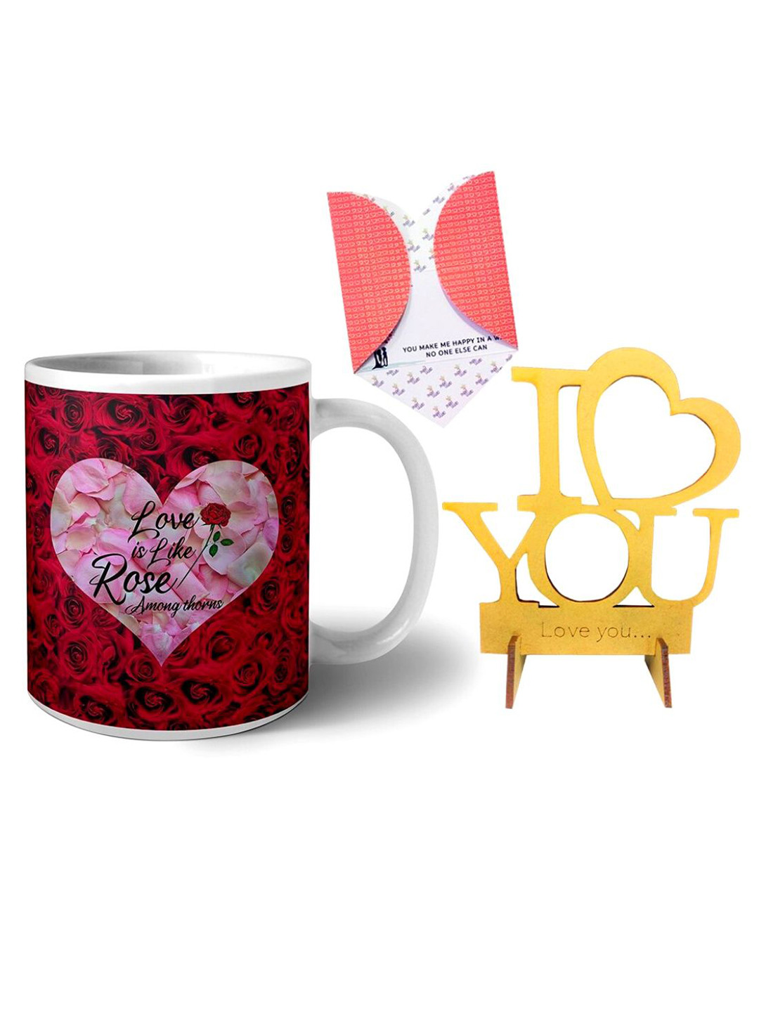 Phirki Studio Cocoa Rims Studio Pottery White Floral Ceramic Microwave Safe 3 Piece Mugs-325ml