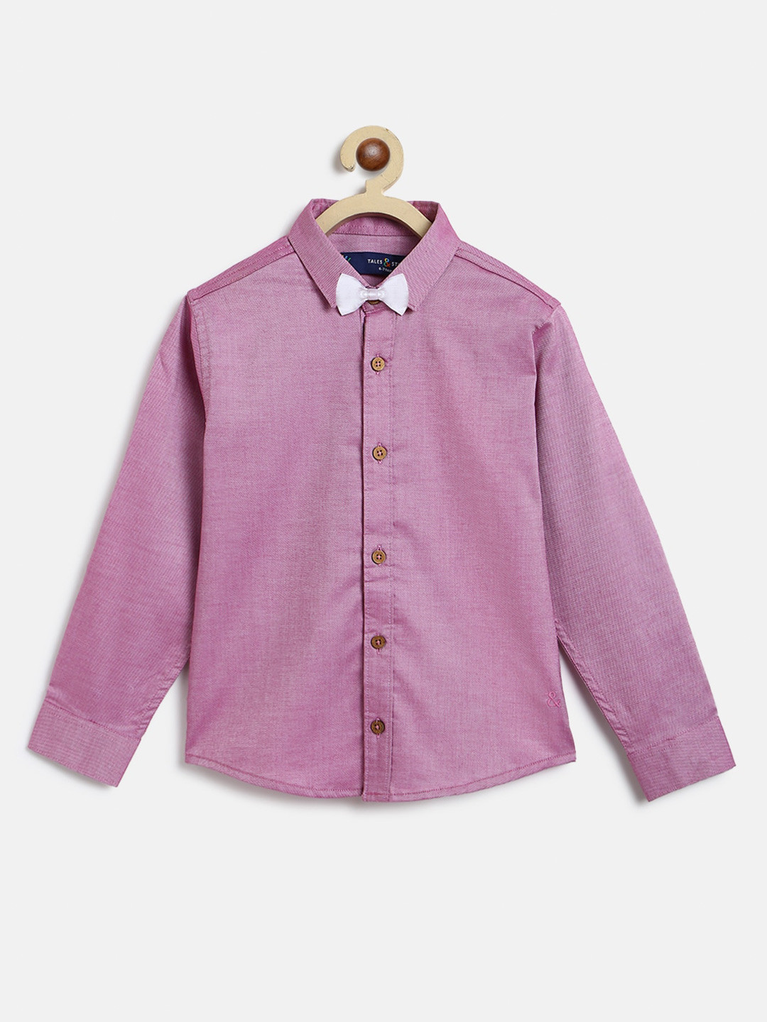 TALES & STORIES Boys Spread Collar Long Sleeves Casual Shirt Casual Shirt