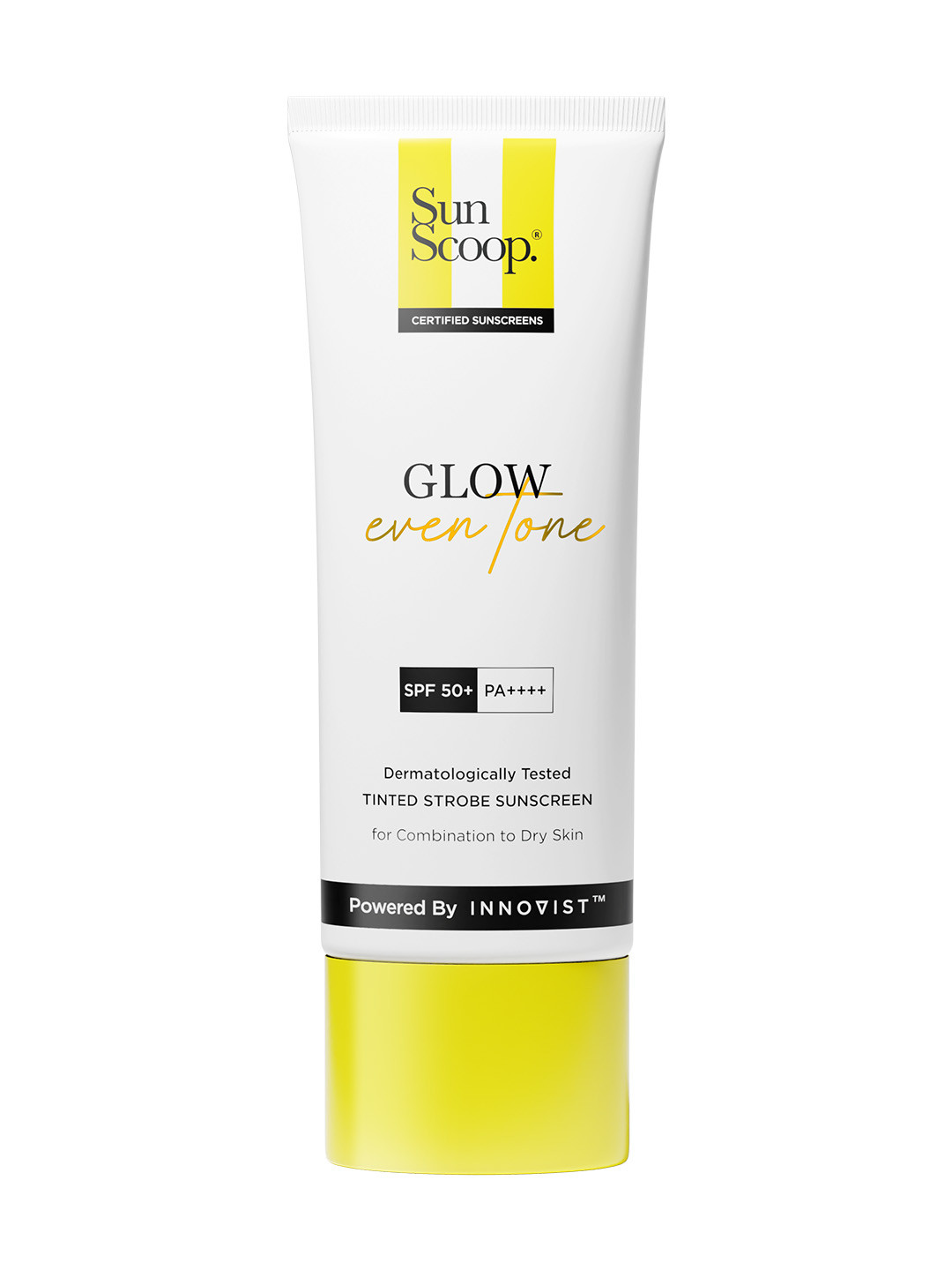 SunScoop Glow Even Tone SPF50 PA++++ Tinted Strobe Sunscreen - 45 g