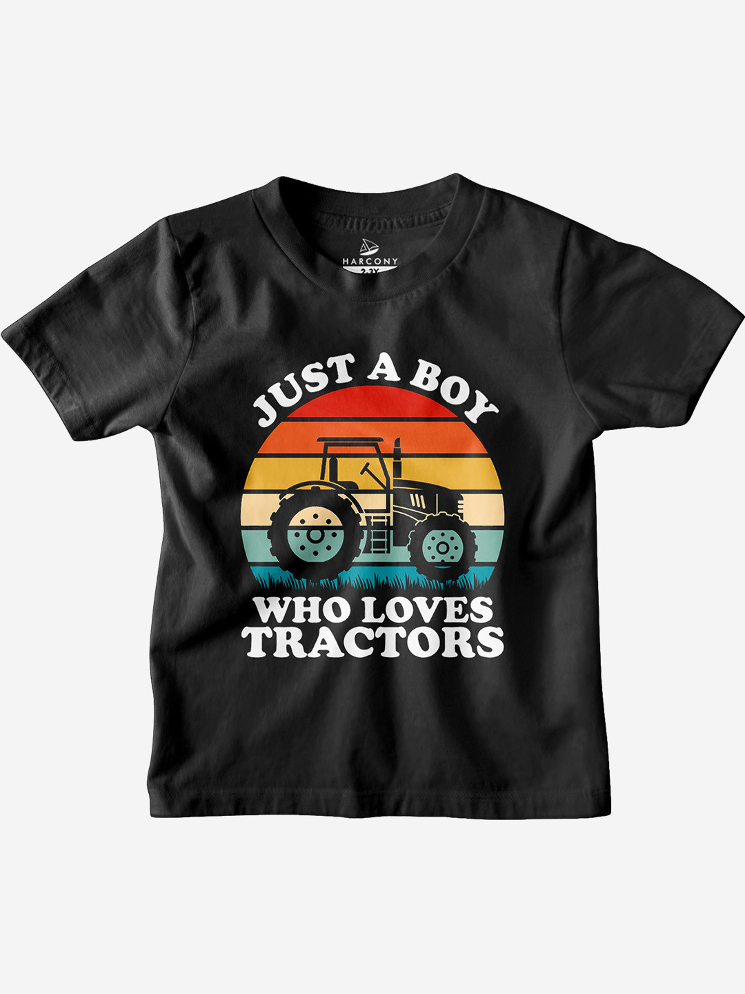 HARCONY Boys Typography Printed Round Neck Cotton T-shirt