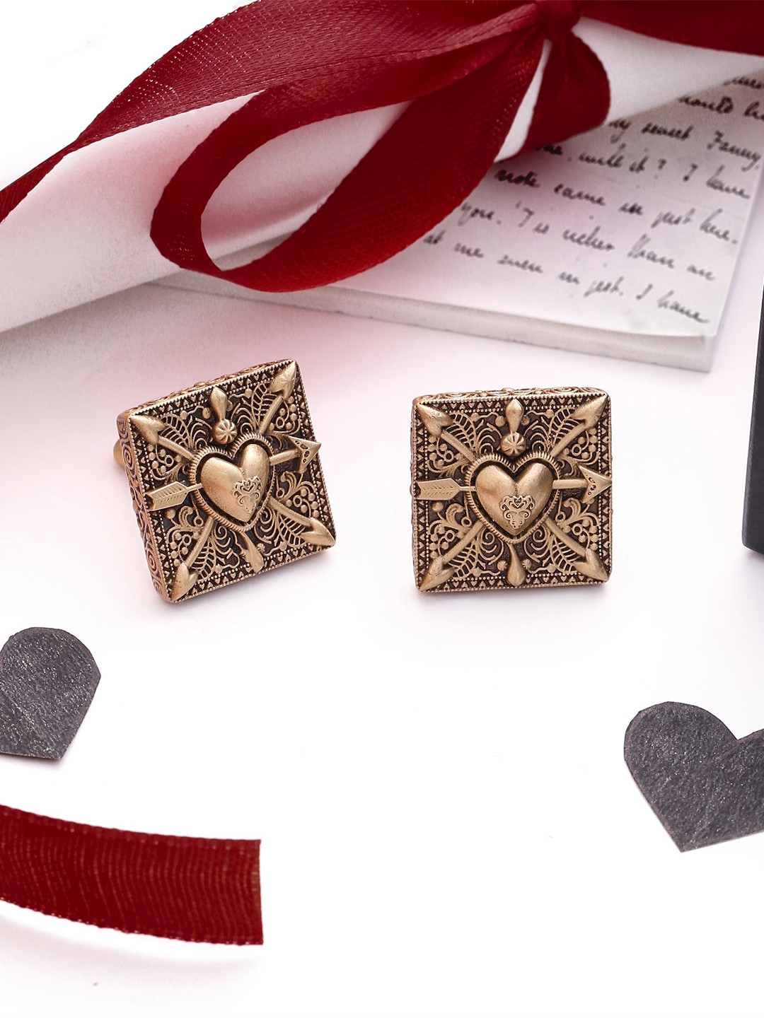 COSA NOSTRAA Cupidity Textured Cufflink