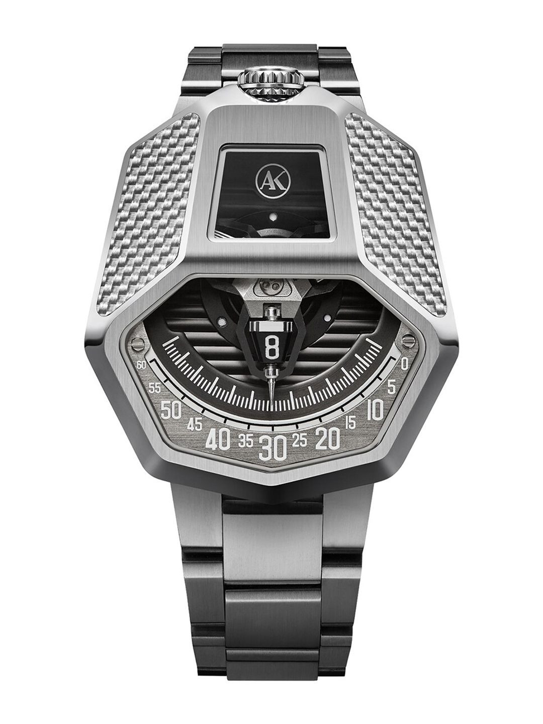 Atowak Men Textured Dial & Leather Straps Automatic Motion Powered Analogue Watch C1-S131